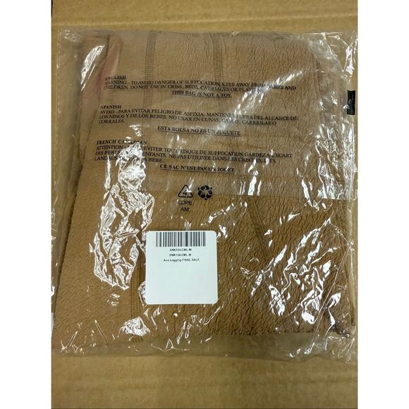 New Gigi C Ava Snakeskin High Waist Leggings M Camel - Picture 3 of 5